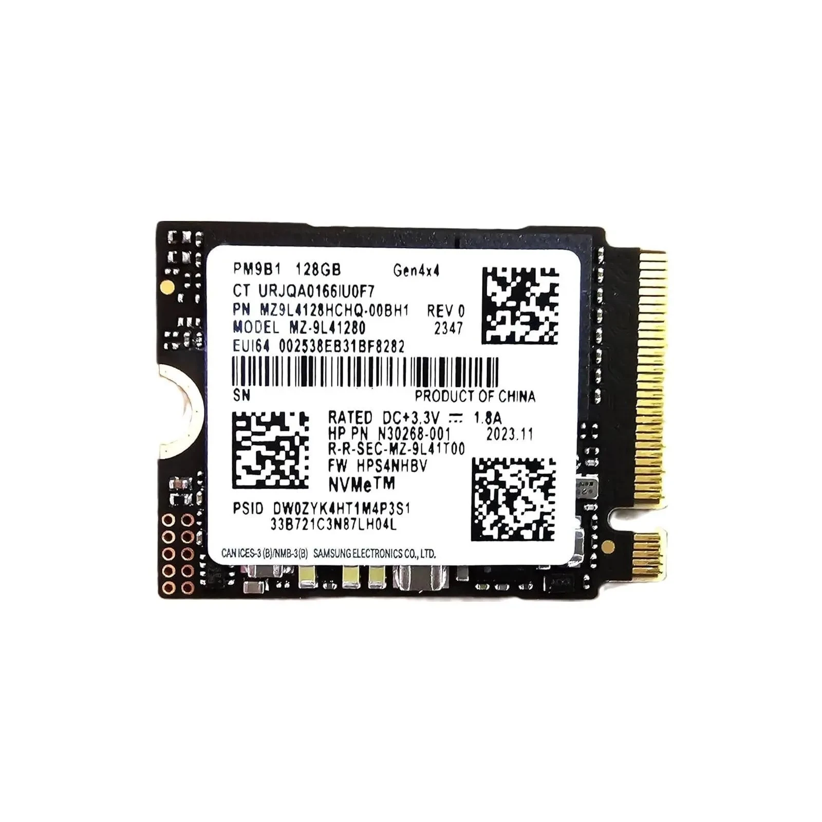 SSD диск M.2 2230 128GB Samsung (MZ9L4128HCHQ-00BH1) (UA)