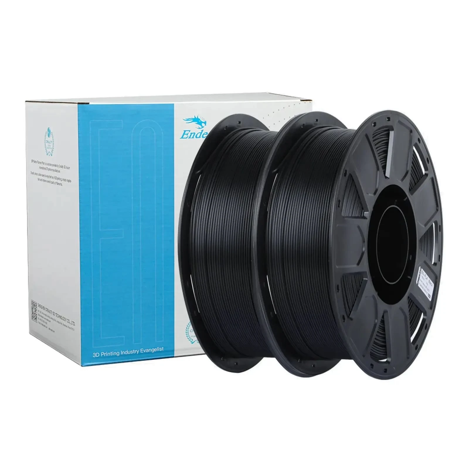Пластик для 3D-принтера Creality Ender PLA 1.75мм, black, 2*1kg (3301010326) (UA)