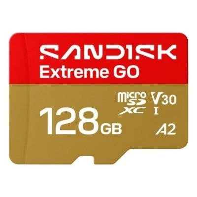 Карта пам'яті SanDisk 128 GB microSDXC Extreme Go (SDSQXGN-128G-GN6MN) (UA)