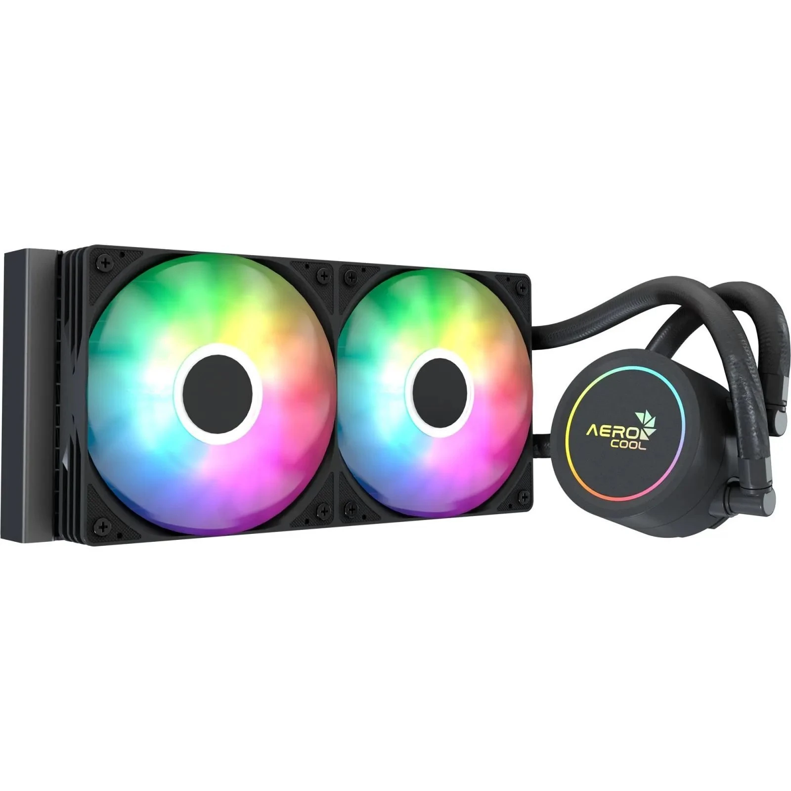 Система жидкостного охлаждения AeroCool Abyss L240R Black (ACLA-AB24117.11) (UA)