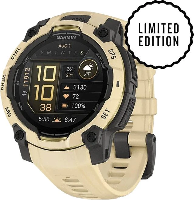 Смарт-часы Garmin Instinct 3 45mm AMOLED Citrine with Citrine Band (010-02936-02) (UA)