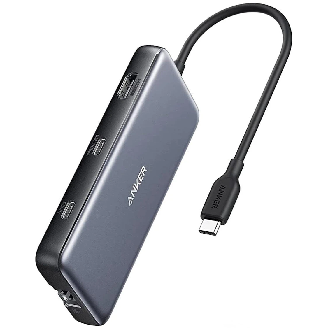 USB-хаб Anker USB-C 8-в-1 Black (A83830A2) (UA)