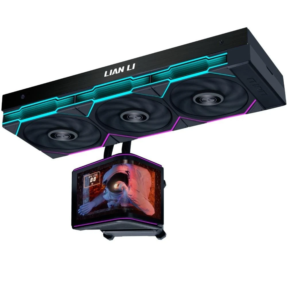 Водяное охлаждение Lian Li Hydroshift II OLED Curved 360 TL Black (G89.GHS2OLDC36TB.00) (UA)