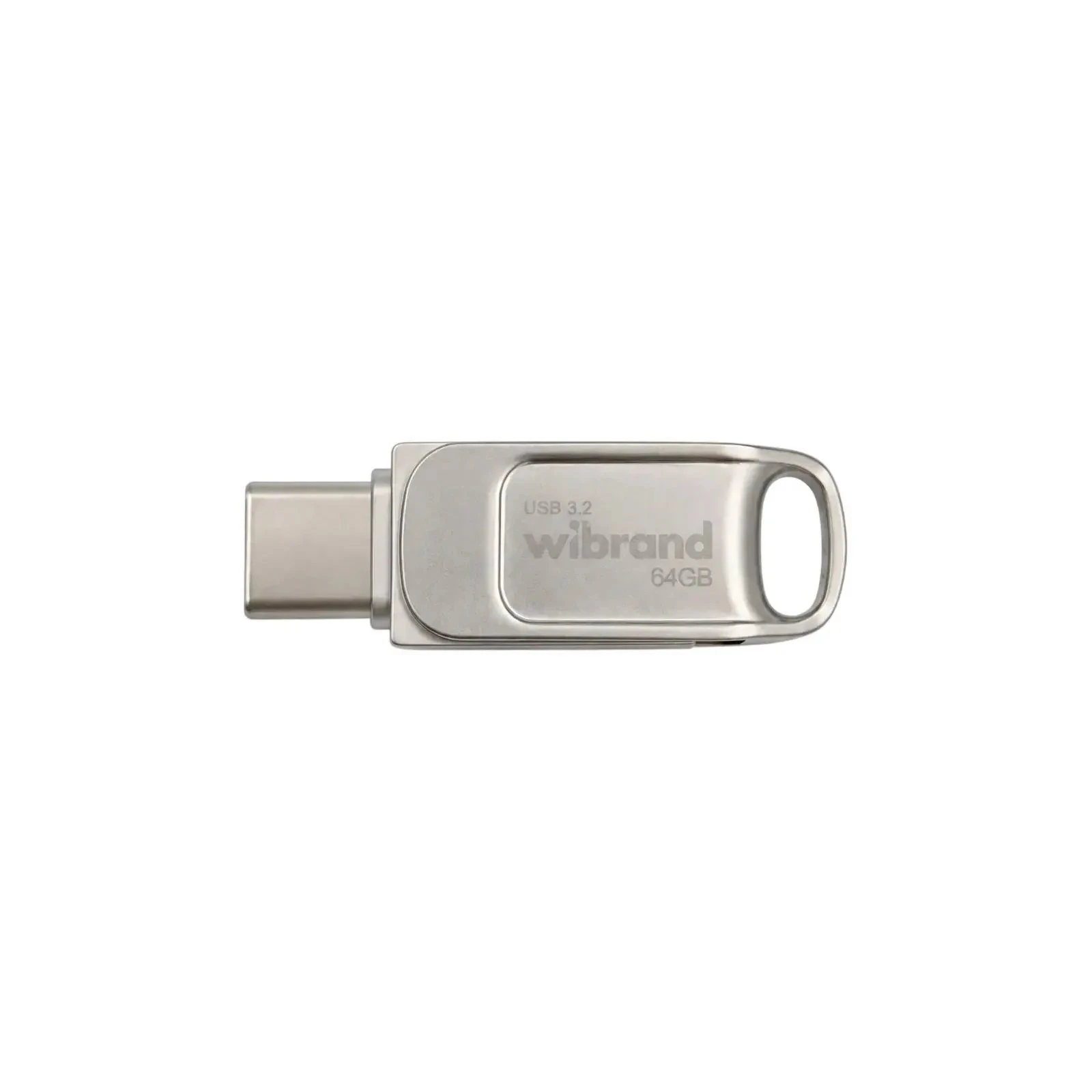 Флеш память Wibrand 64GB Bee Silver USB 3.2/Type-C (WI3.2TC/BE64TC039S) (UA)