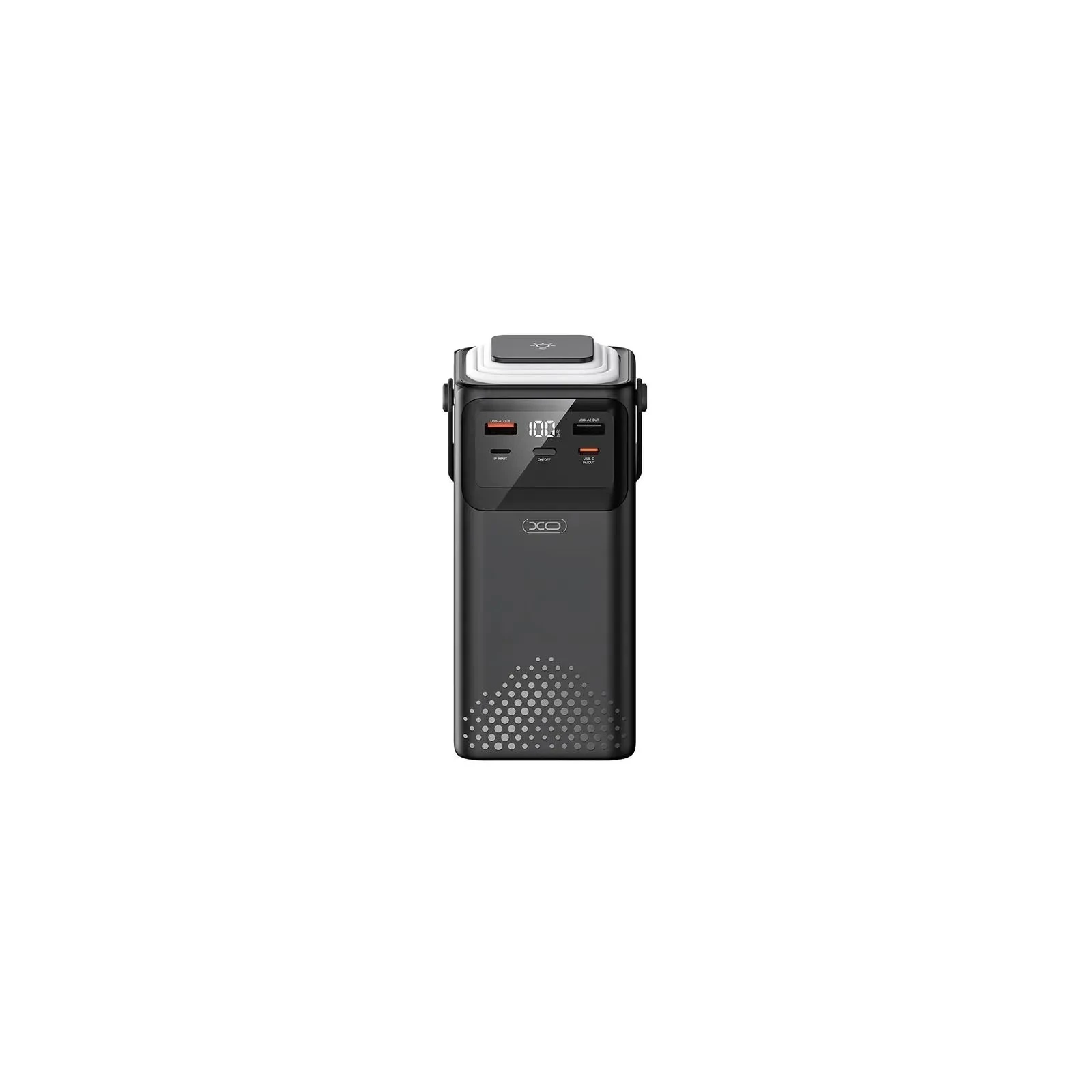Мобильная батарея XO 50000mAh, PD/20W, QC/22,5W, Lamp, black (XO-PR286-BK) (UA)