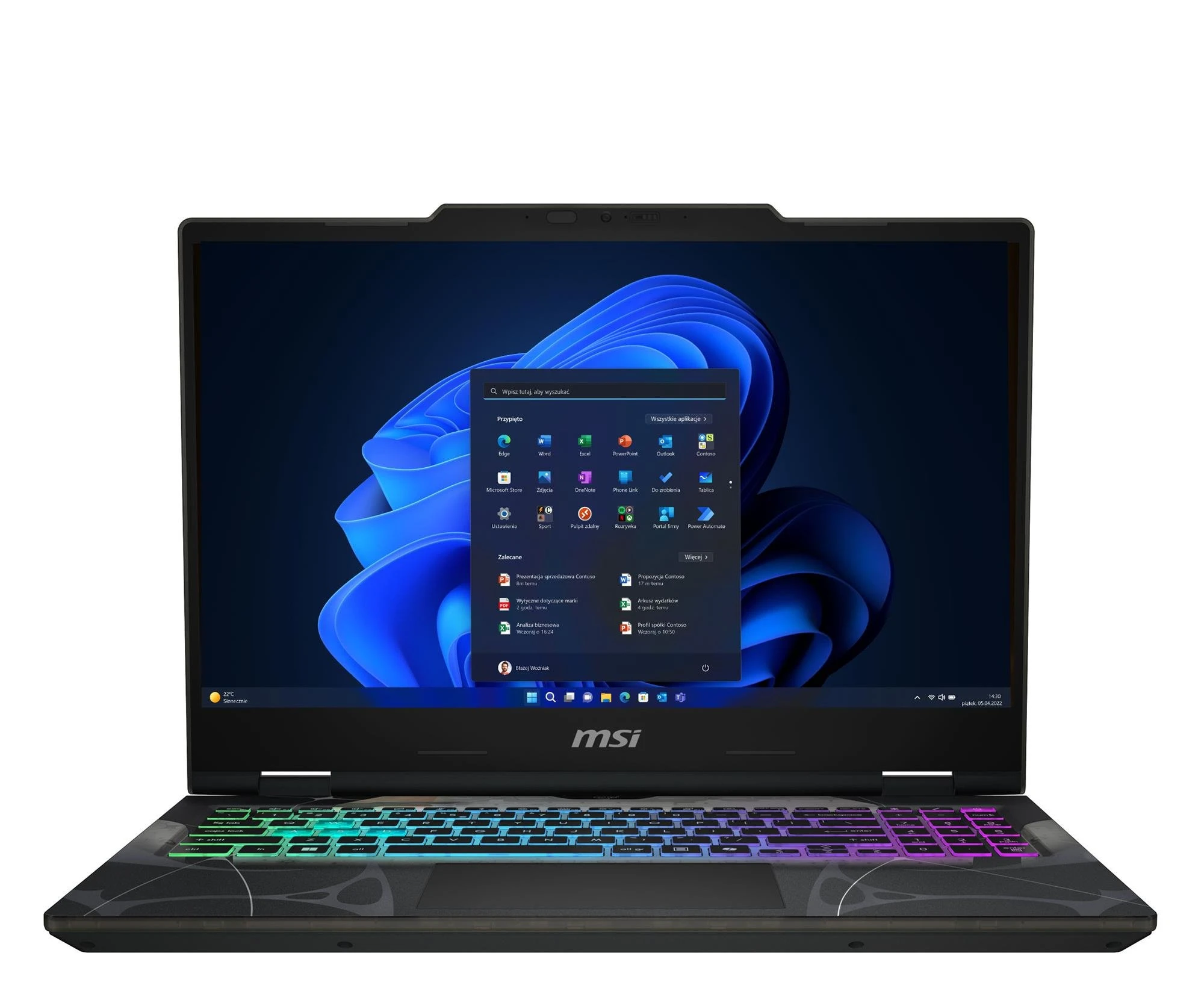 Ноутбук MSI Cyborg A15 AI Ryzen 7-260/24GB/2TB/Win11X  RTX5050 144Hz (Cyborg A15 AI | B2HWEKG-250XPL)