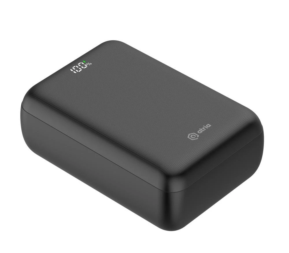 Мобильная батарея ATRIA WPD-P93 30000mAh Black (UA)