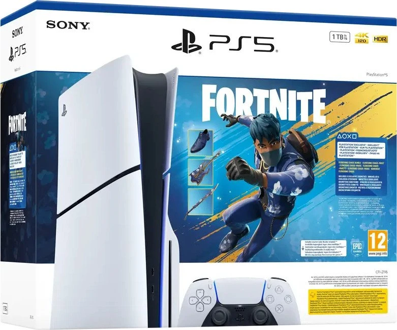 Игровая приставка Sony PlayStation 5 Slim Fortnite Flowering Chaos Bundle (1000049838)