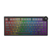 Ajazz AK820 V2 White Peach Switch Wireless/Bluetooth/USB UA Black/Gray (AK820-V2-WP-S-BG) (UA)