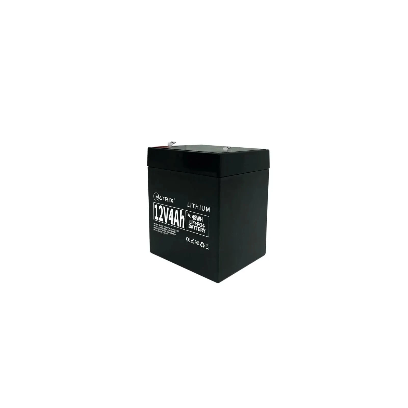 Батарея LiFePo4 Matrix 12.8V-4Ah 51.2Wh (MLR 1204) (UA)
