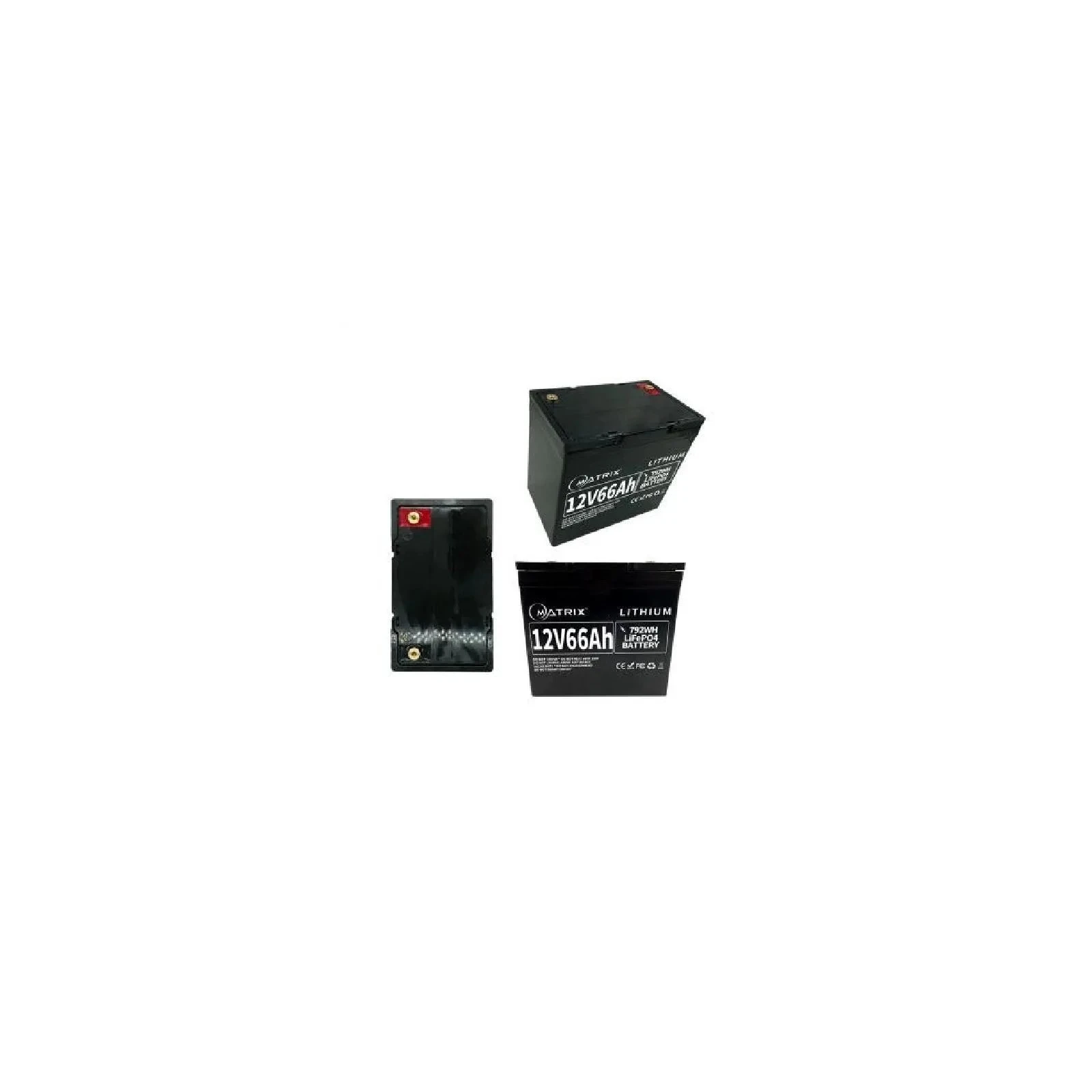 Батарея LiFePo4 Matrix 12.8V-66Ah 832Wh (MLR 1266) (UA)