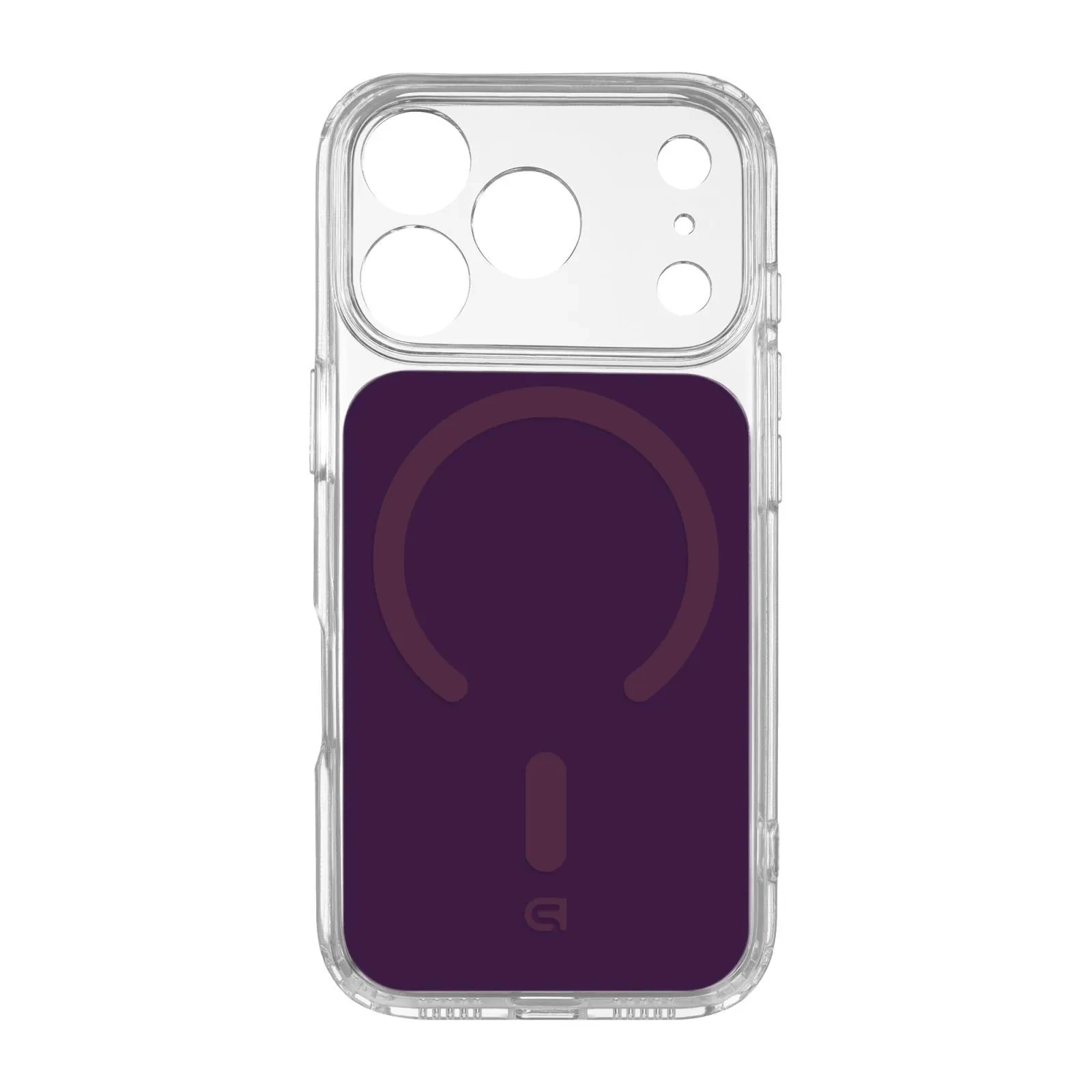 Чохол для мобільного телефону Armorstandart Clear Hybrid MagCase Apple iPhone 18 Pro / 17 Pro Dark Cherry (ARM91789) (UA)