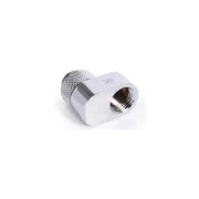Фитинг для СЖО Alphacool Eiszapfen 16mm off set fitting rotatable - chrome (17602) (UA)