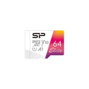 Silicon Power 64GB microSDXC class 10 UHS-I U1 A1 Elite Color (SP064GBSTXBV1V20SP) (UA)