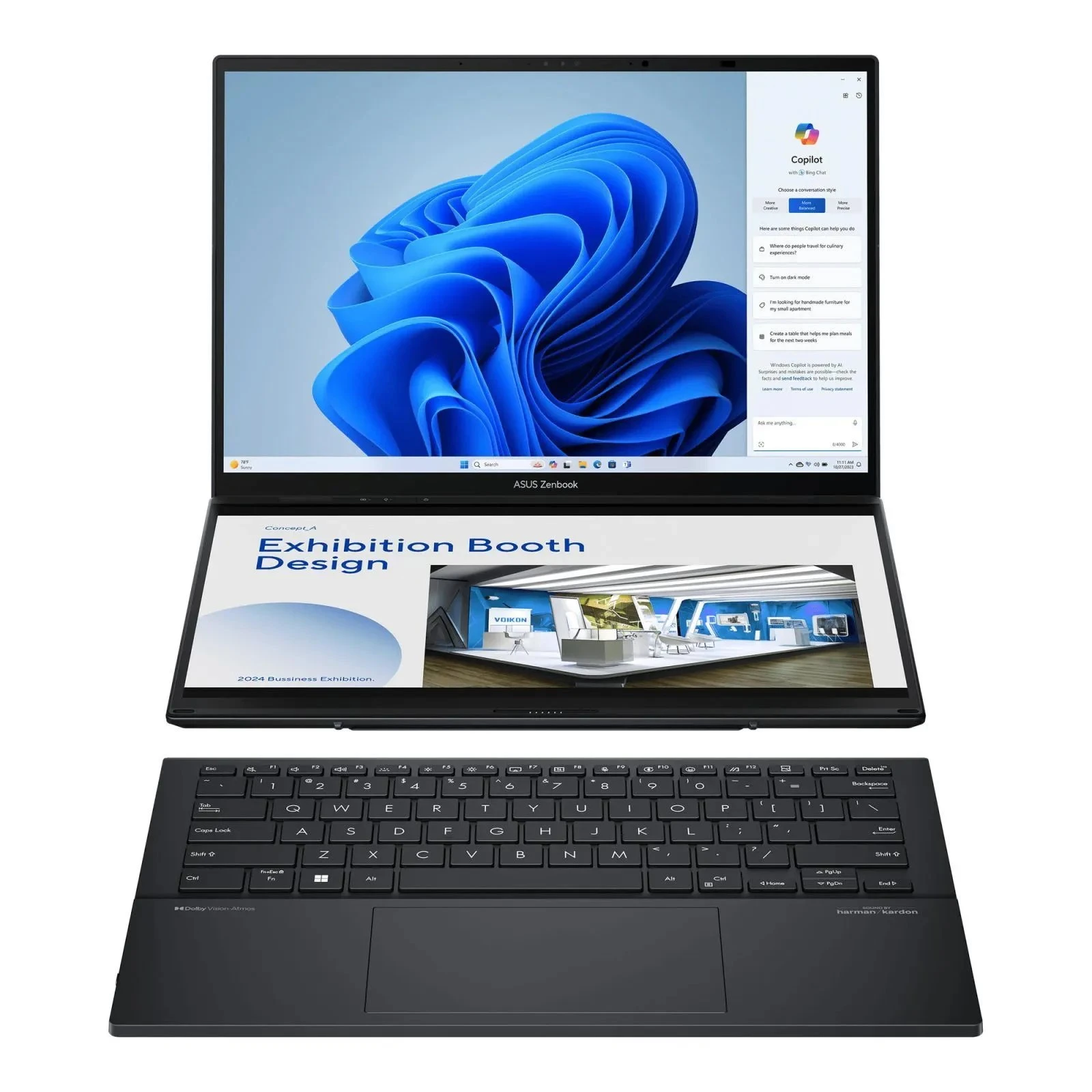 Ноутбук ASUS Zenbook DUO UX8406CA-QL366W (90NB14X1-M00N20) (UA)