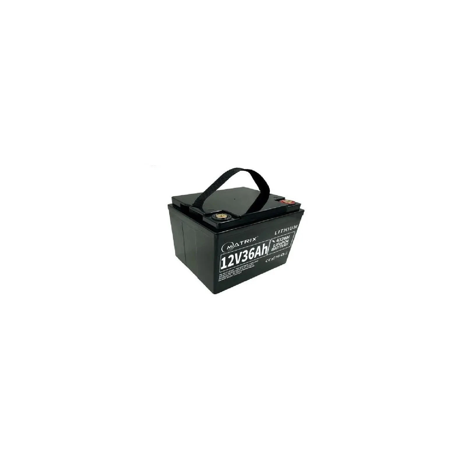 Батарея LiFePo4 Matrix 12.8V-36Ah 486.4Wh (MLR 1236) (UA)