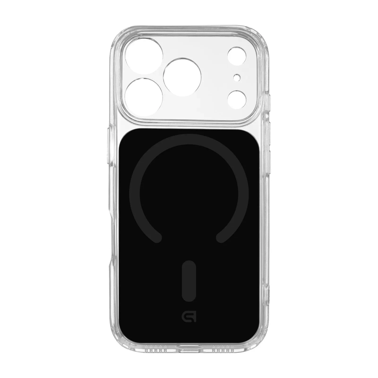 Чохол для мобільного телефону Armorstandart Clear Hybrid MagCase Apple iPhone 18 Pro / 17 Pro Black (ARM91785) (UA)