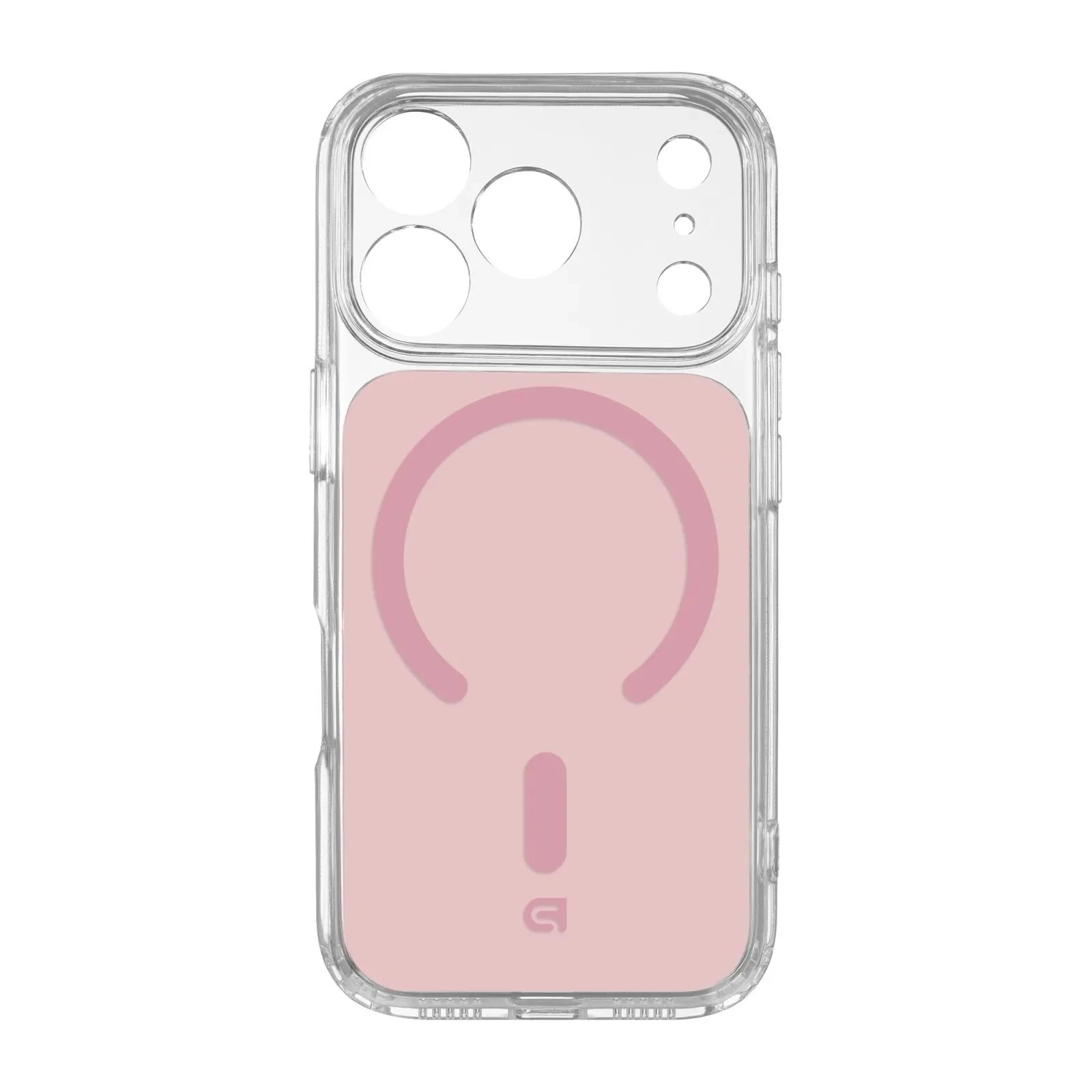 Чохол для мобільного телефону Armorstandart Clear Hybrid MagCase Apple iPhone 18 Pro / 17 Pro Pink (ARM91747) (UA)
