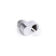 Фітинг для СЖО Alphacool Eiszapfen 16mm off set fitting rotatable - chrome (17602) (UA)