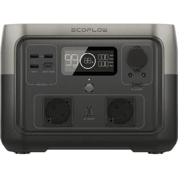 Зарядная станция EcoFlow RIVER 2 Max (ZMR610-B-EU) (UA)