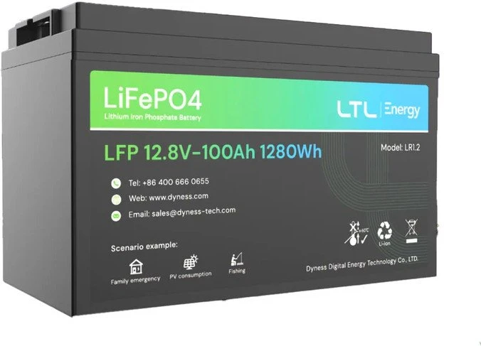 Аккумулятор Dyness LiFePO4 12.8V 100А (LR1.2) (UA)