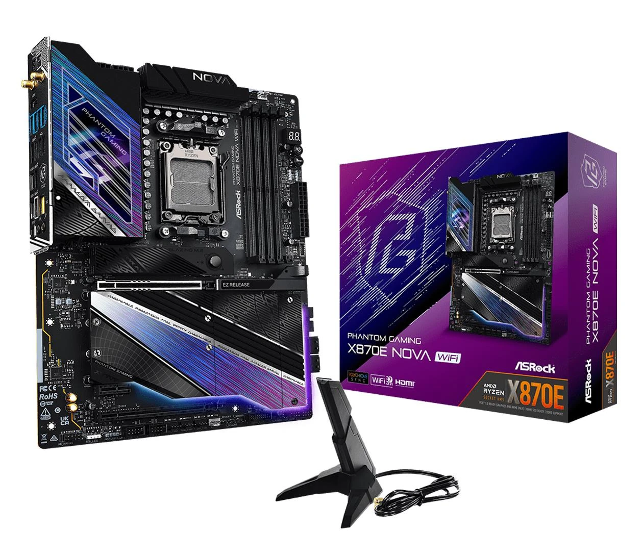 Материнская плата ASRock X870E Nova WiFi (UA)