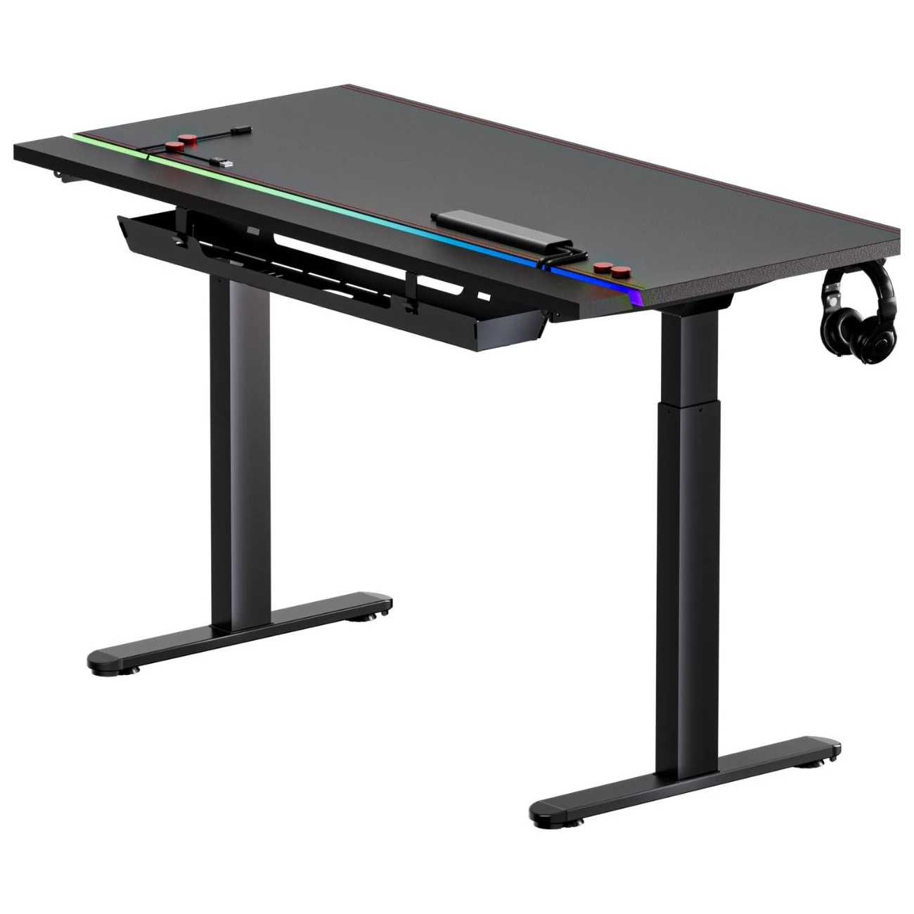 Геймерський стіл 1stPlayer F.A.S.T Black (FAST-1470-RGB-BK) (UA)