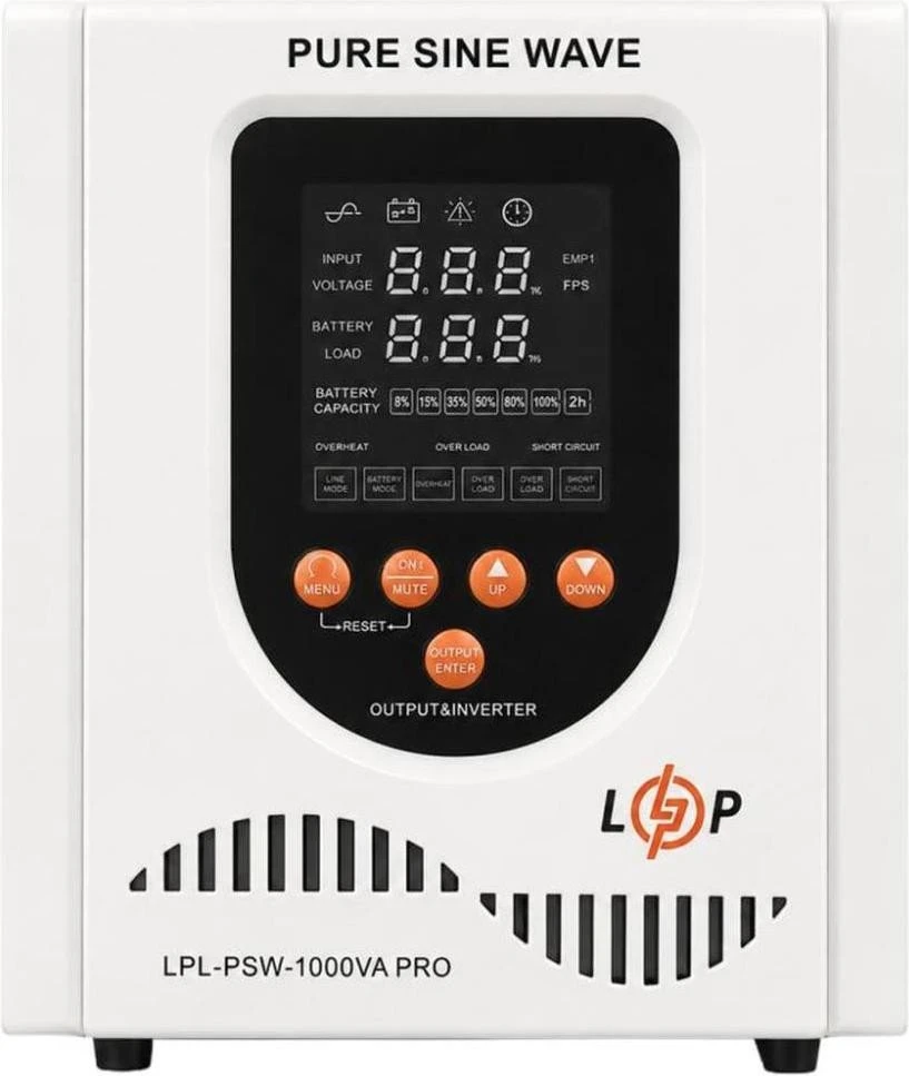 Джерело безперебійного живлення LogicPower LPL-PSW-1000VA PRO ( 700W ) 12V (41268) (UA)