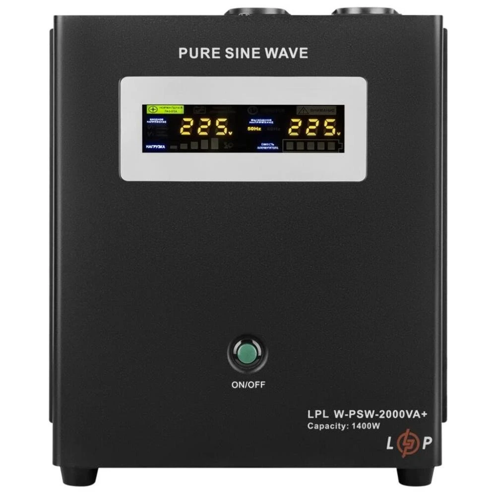 Джерело безперебійного живлення LogicPower LPL-W-PSW-2000VA+ ( 1400W ) 24V (37706) (UA)