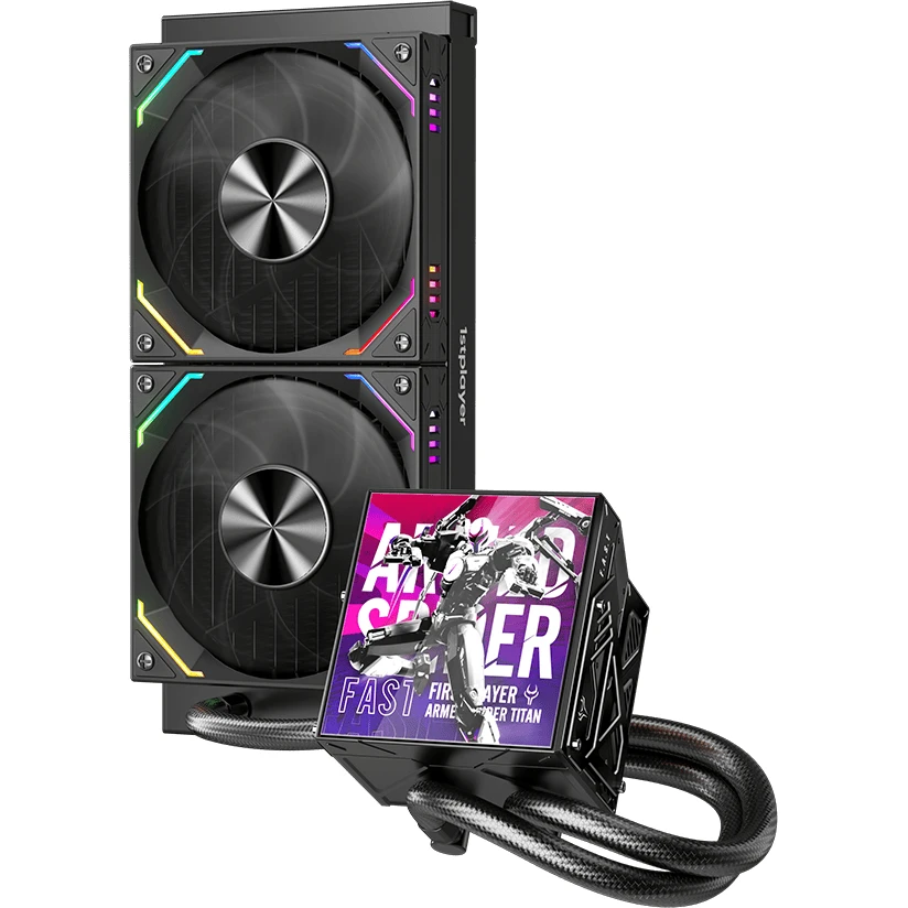 Система водяного охлаждения 1stPlayer FT-240 Black (FT-240-BK) (UA)