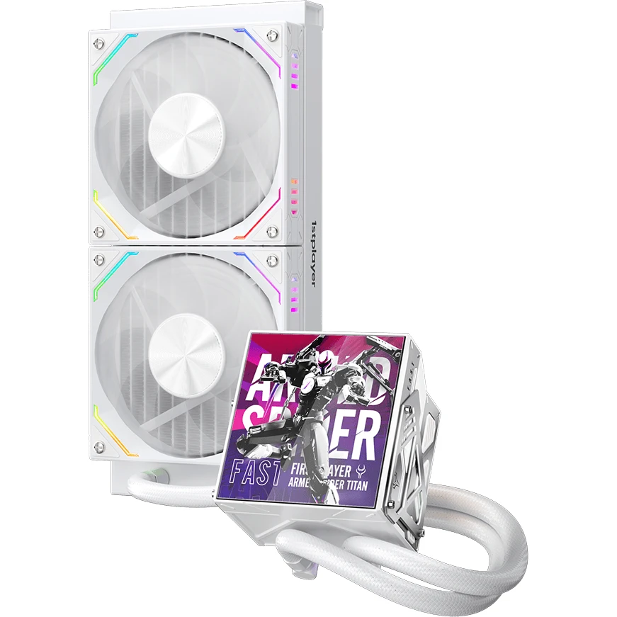 Система водяного охлаждения 1stPlayer FT-240 White (FT-240-WH) (UA)
