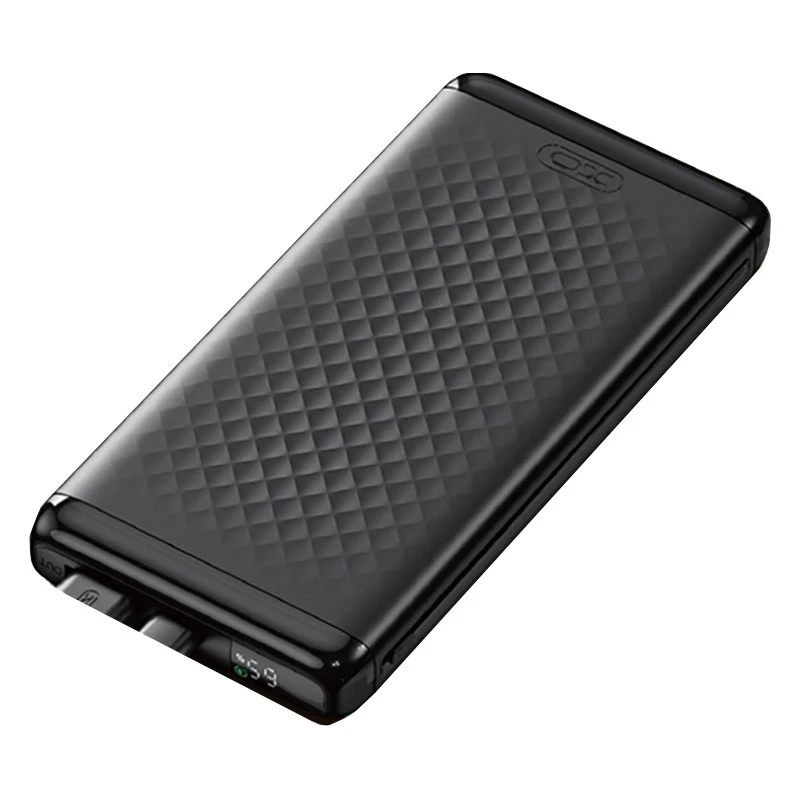 Мобільна батарея XO PB308 10000mAh 22.5W Black (PB308.black) (UA)