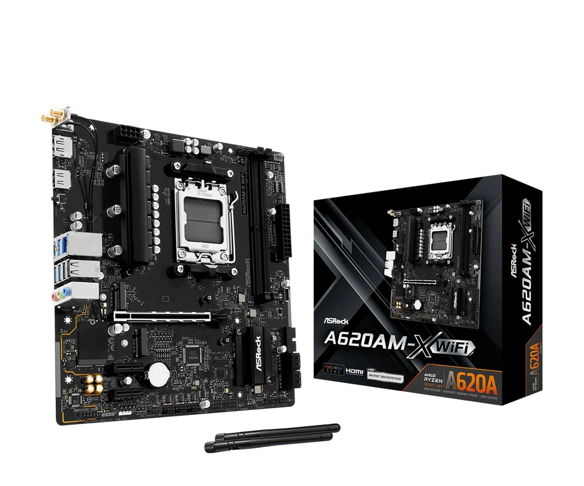 Материнская плата ASRock A620AM-X WIFI (90-MXBSU0-A0UAYZ) EU