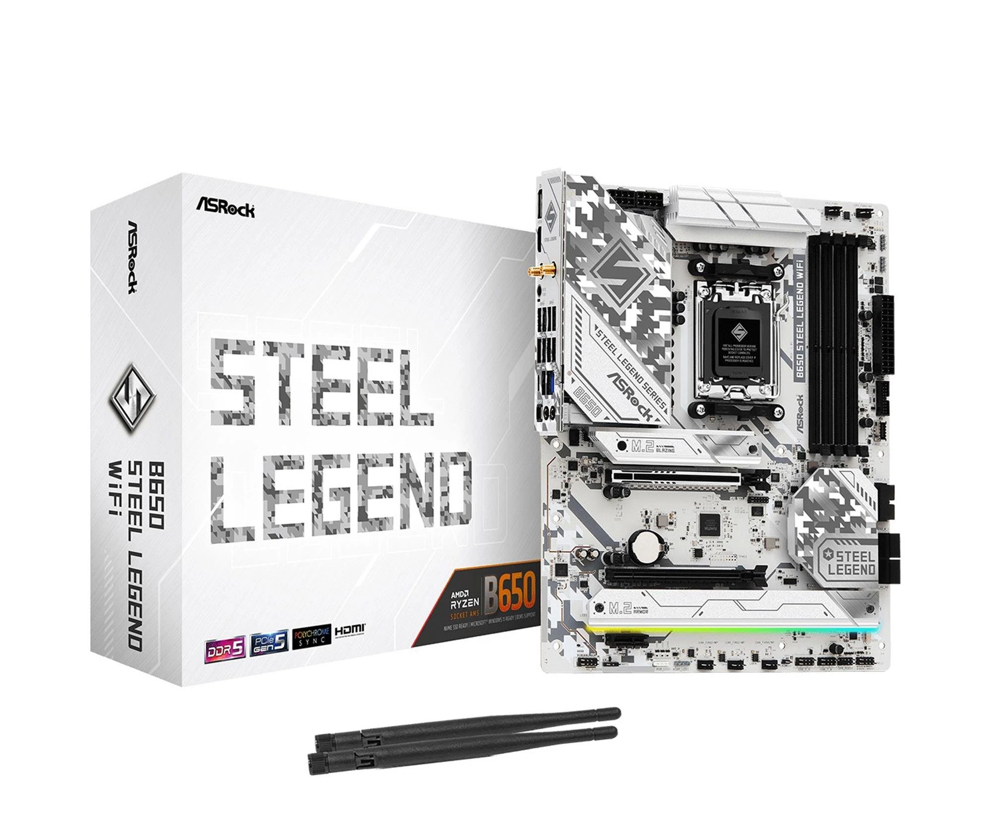 Материнська плата ASRock B650 STEEL LEGEND WIFI (90-MXBN90-A0UAYZ) EU