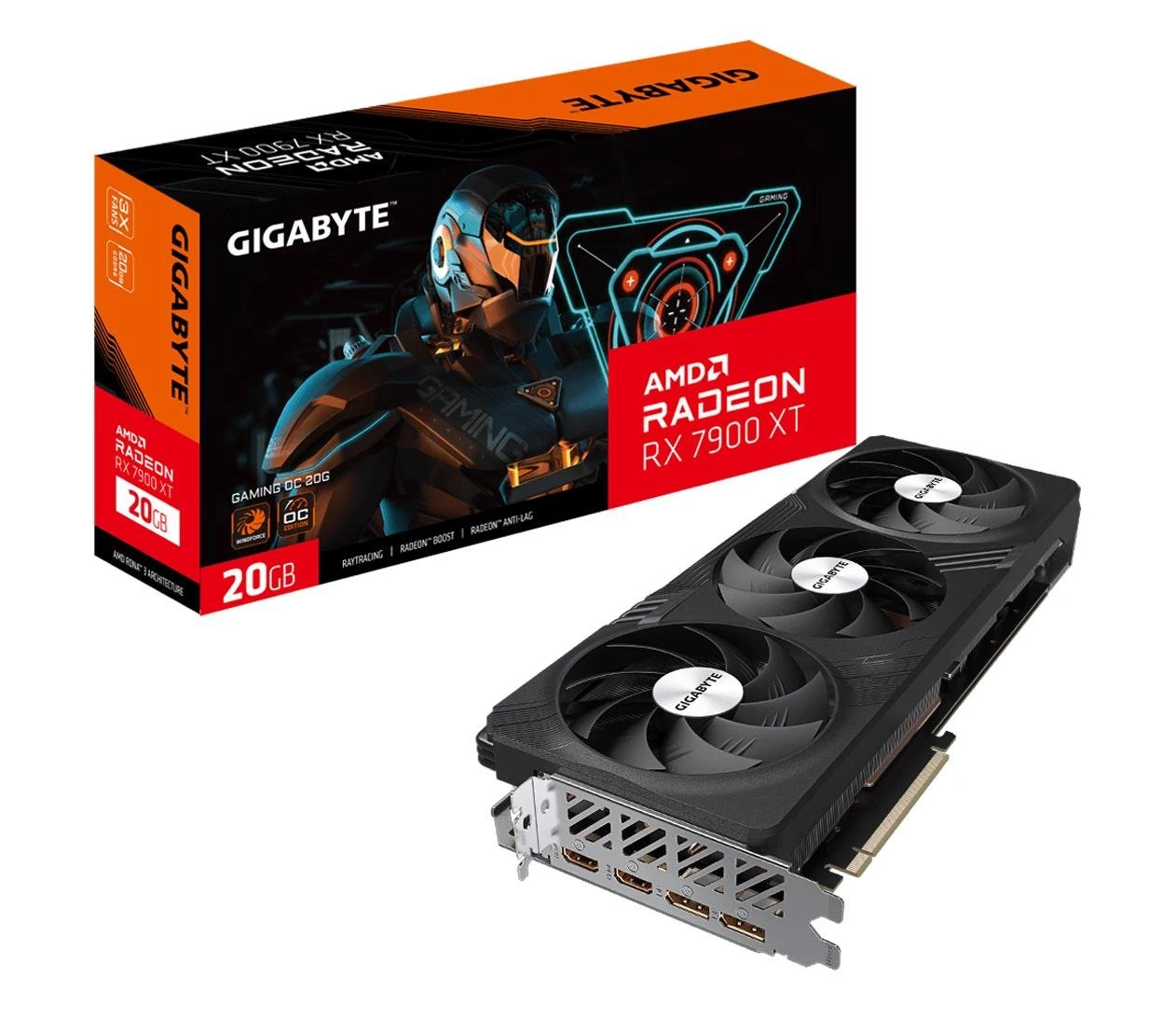 Відеокарта Gigabyte Radeon RX 7900 XT GAMING OC 20GB GDDR6 (GV-R79XTGAMING OC-20GD) EU