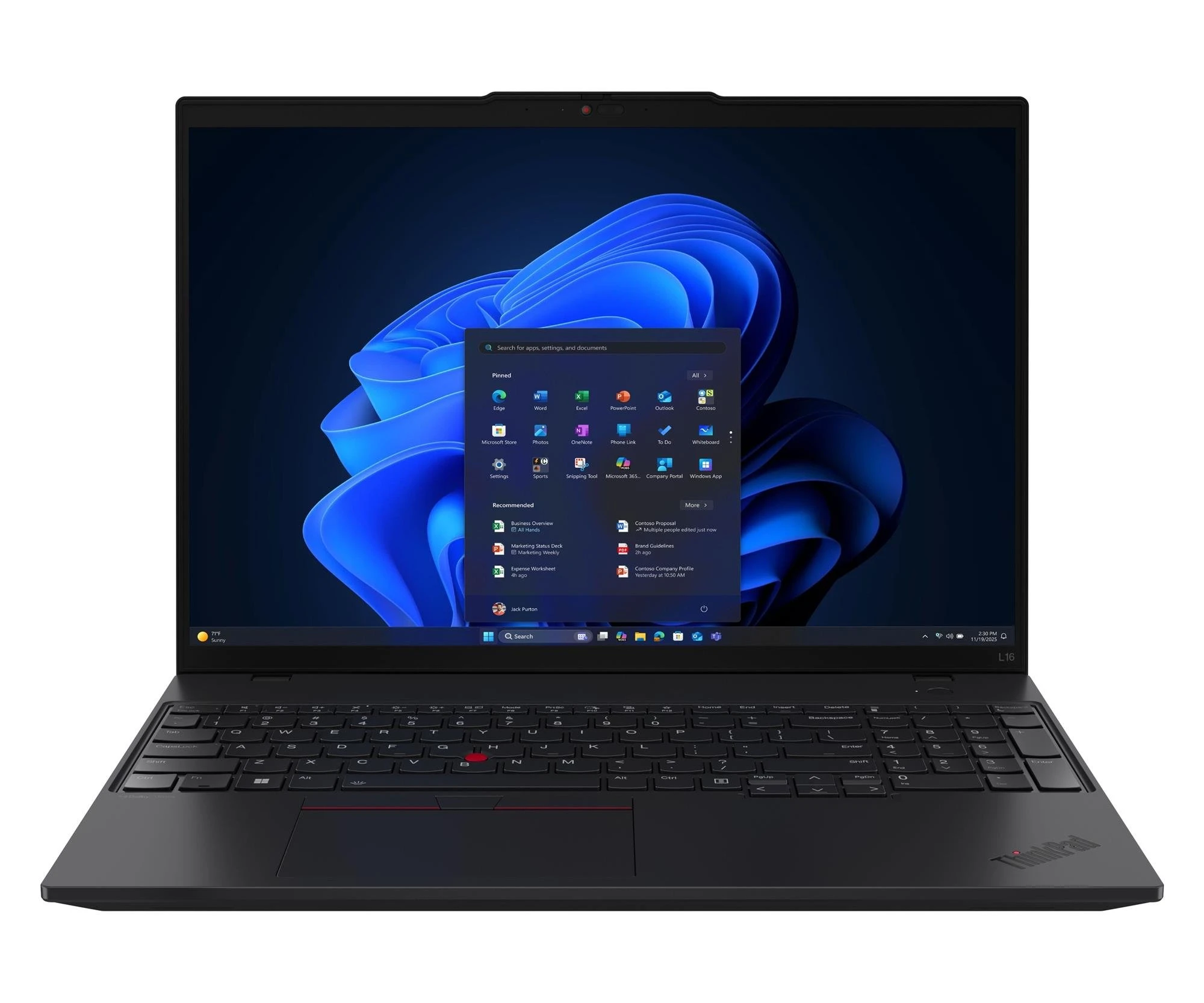Ноутбук Lenovo ThinkPad L16 G2 Ultra 7-255H/16GB/512/Win11P (21SA0068PB)