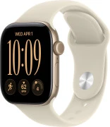 Apple Watch Series 12 GPS 42mm Light Gold Aluminum Case with Sand Sport Band M/L (MJEE4)