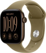 Apple Watch Series 12 GPS + Cellular 42mm Dark Bronze Aluminum Case with Olive Sport Band M/L (MJG54)