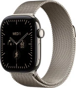 Apple Watch Series 12 GPS + Cellular 42mm Natural Titanium Case with Natural Milanese Loop (MJGH4)