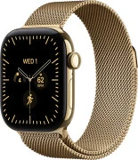 Apple Watch Series 12 GPS + Cellular 42mm Radiant Gold Titanium Case with Radiant Gold Milanese L. (MJGL4)