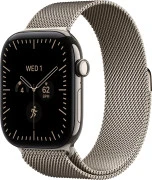 Apple Watch Series 12 GPS + Cellular 46mm Natural Titanium Case with Natural Milanese Loop M/L (MJGQ4)