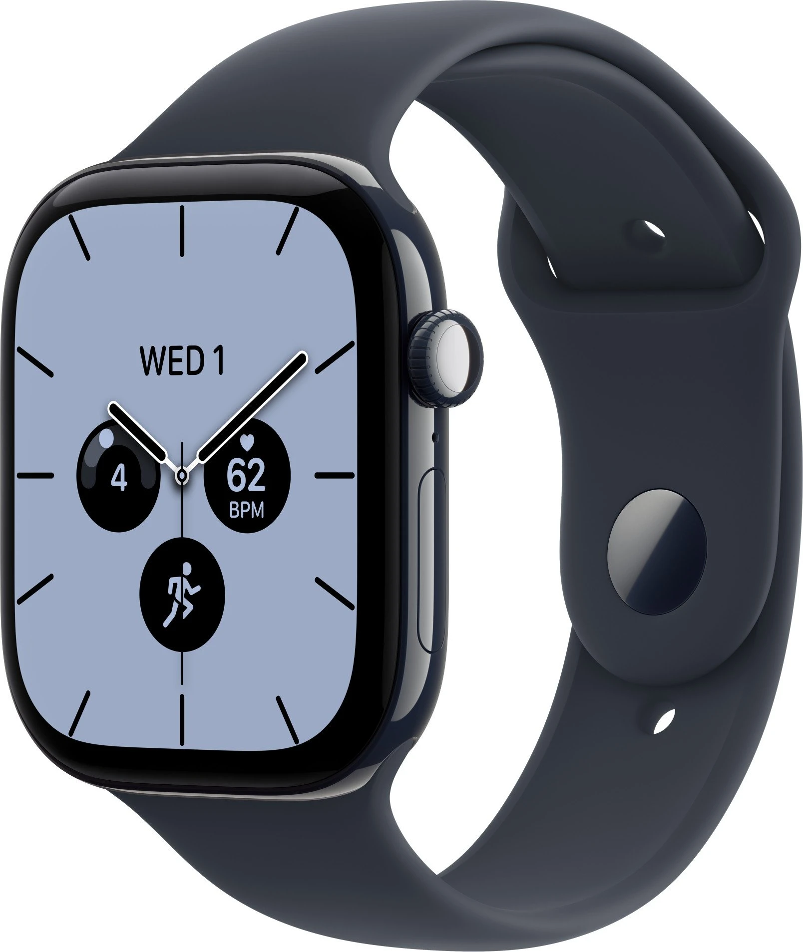 Годинники Apple Watch Series 12 GPS + Cellular 46mm Night Blue Ceramic Case with Navy Blue Sport Band M/L (MJH44)