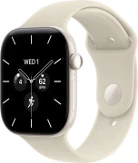 Apple Watch Series 12 GPS + Cellular 46mm Pearl White Ceramic Case with Sand Sport Band M/L (MJH24)