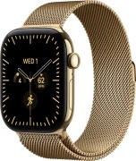 Apple Watch Series 12 GPS + Cellular 46mm Radiant Gold Tit. Case w. Radiant Gold Milanese L. M/L (MJGV4)