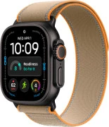 Apple Watch Ultra 4 Black Titanium Case with Sand Trail Loop - M/L (MJCT4+MKAJ4)