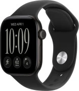 Apple Watch Series 12 GPS 42mm Black Aluminum Case with Black Sport Band S/M (MJEA4)