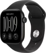 Apple Watch Series 12 GPS + Cellular 42mm Black Aluminum Case with Black Sport Band S/M (MJG04)