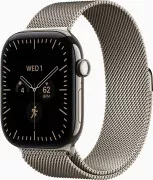 Apple Watch Series 12 GPS + Cellular 46mm Natural Titanium Case with Natural Milanese L. S/M (MJGP4)