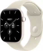 Apple Watch Series 12 GPS + Cellular 46mm Pearl White Ceramic Case with Sand Sport Band M/L (MJH24)