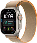Apple Watch Ultra 4 Natural Titanium Case with Sand Trail Loop - M/L (MJAQ4)